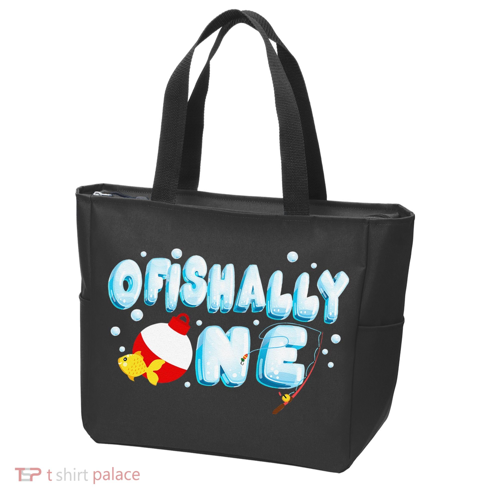Ofishally One Birthday Outfit For Fish Lover Tote Bag