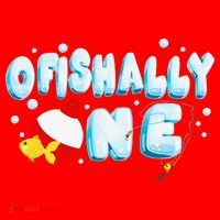 Ofishally One Birthday Outfit For Fish Lover Santa Hat thumb 1