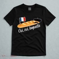 Oui Oui Baguette French Bread France Lover Francophile T-Shirt thumb 5