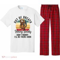 Out Of Breath Hiking Society Hiker Nature Love Pajama Set thumb 0