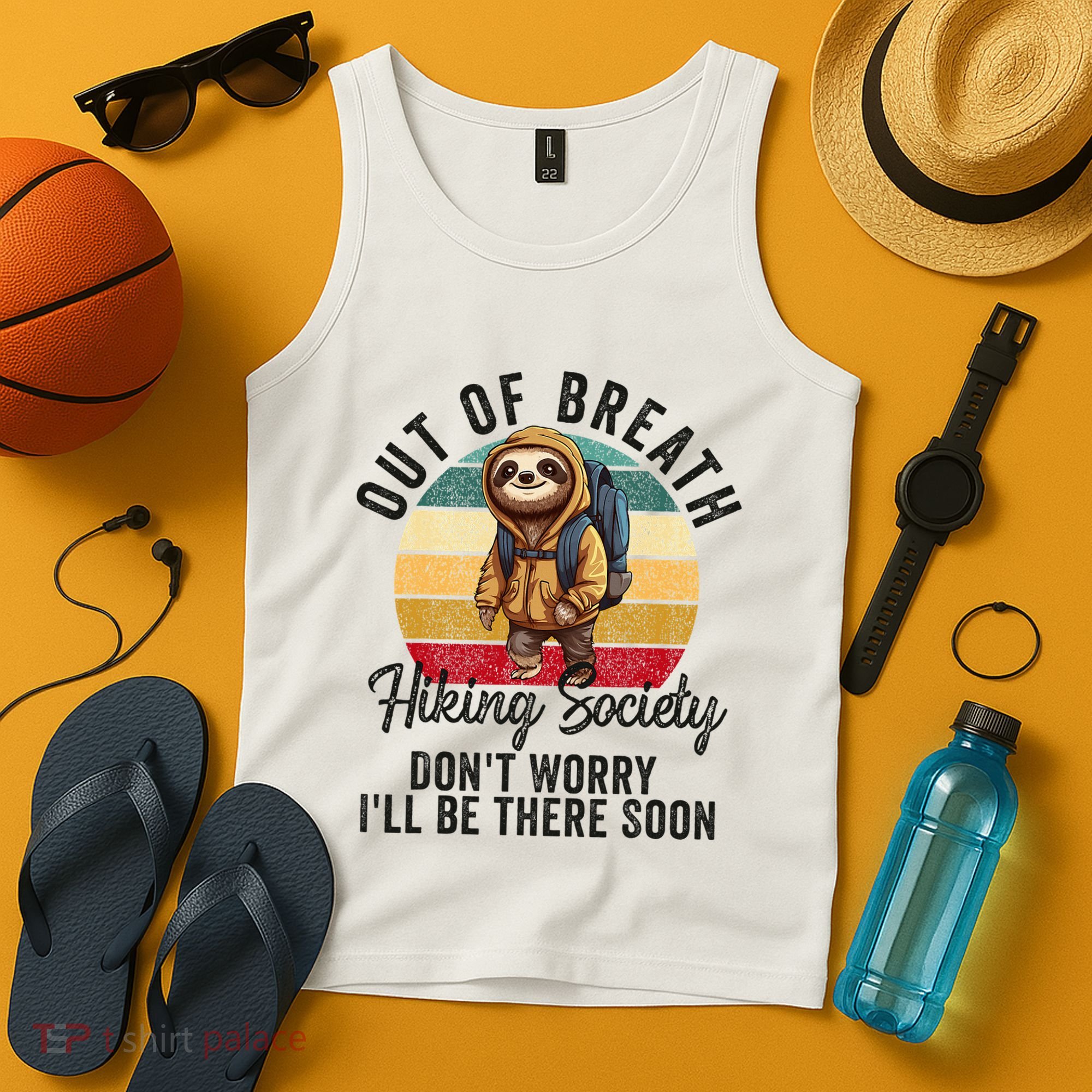Out Of Breath Hiking Society Hiker Nature Love Tank Top