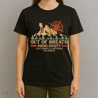 Out Of Breath Hiking Society Ill Be There In A Minute T-Shirt thumb 4