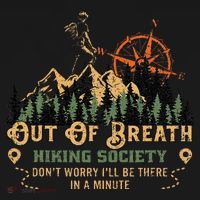 Out Of Breath Hiking Society Visor thumb 3