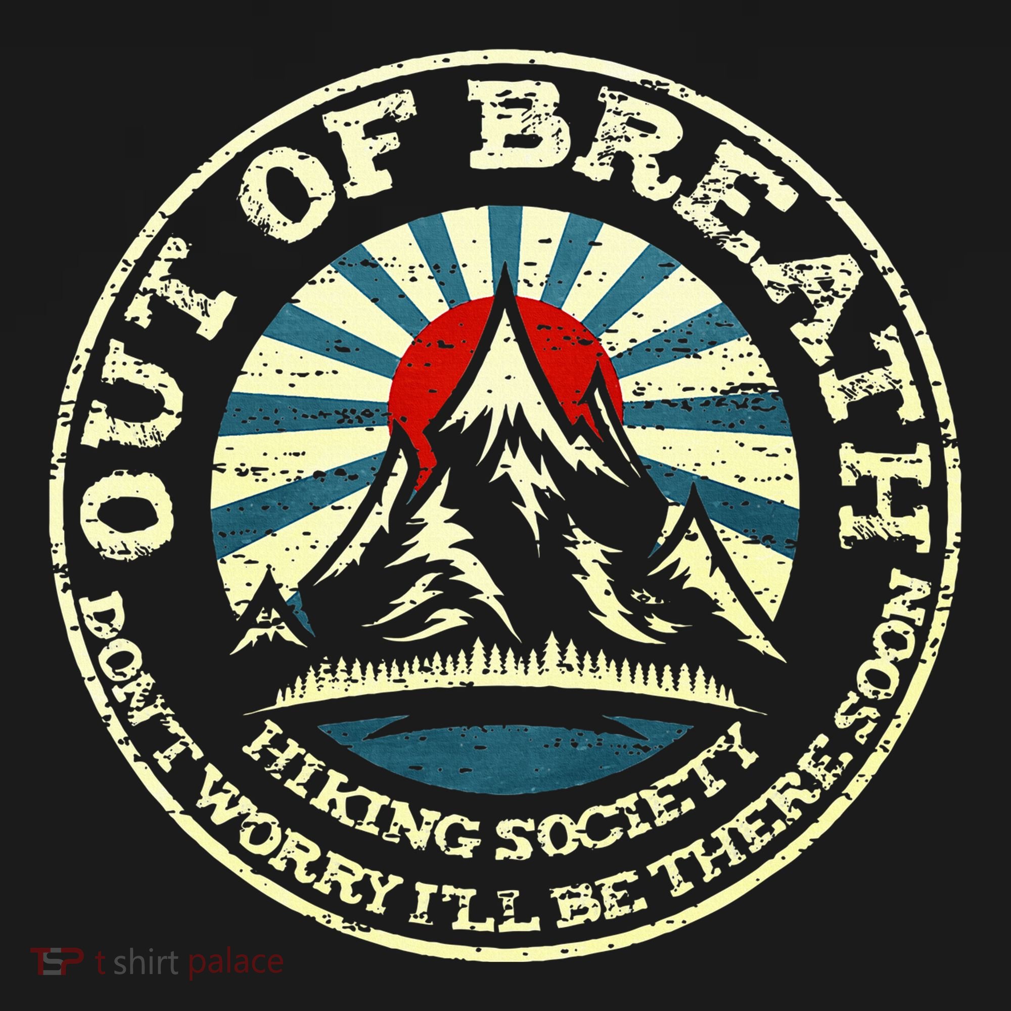 Out Of Breath Hiking Society Long Sleeve Shirt
