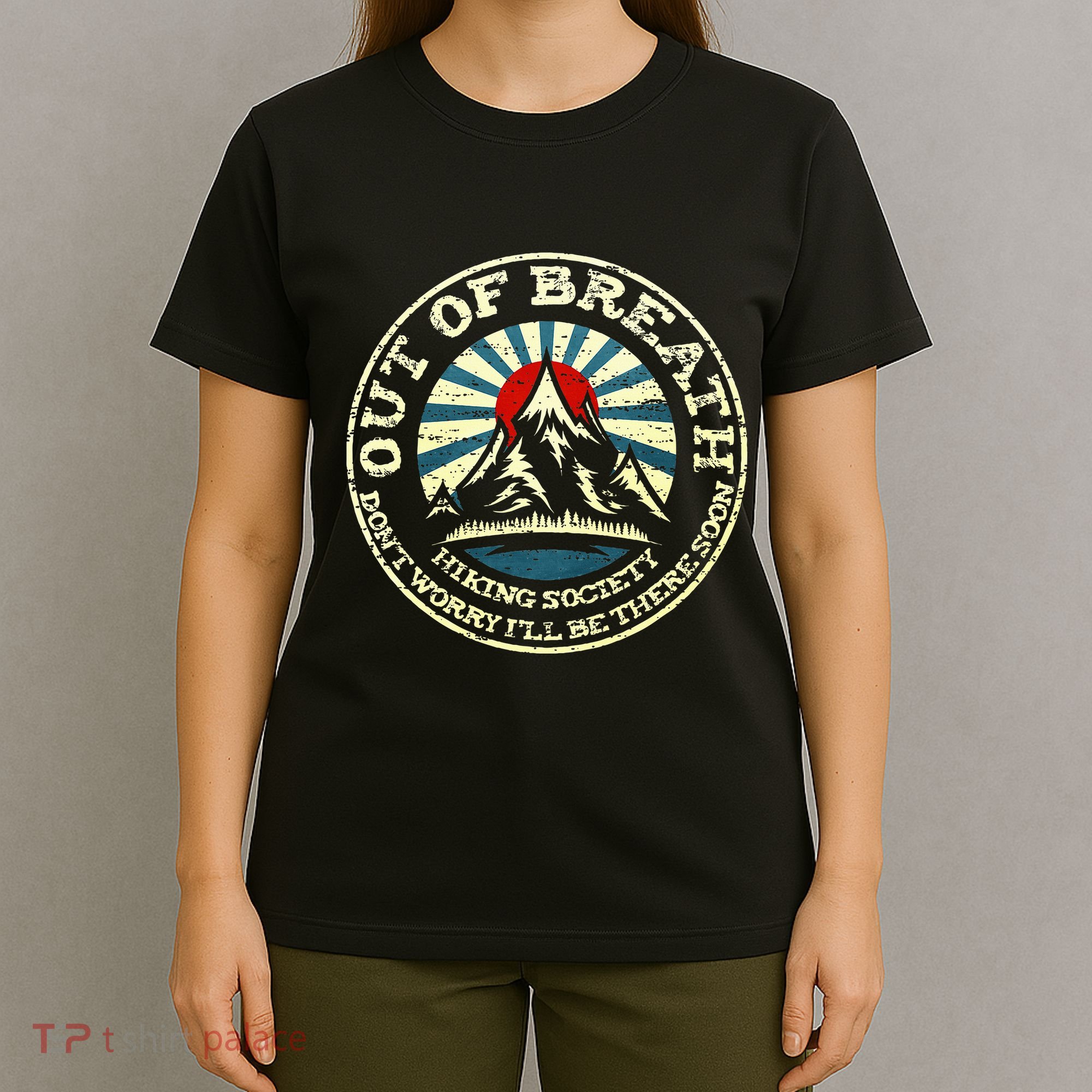 Out Of Breath Hiking Society T-Shirt