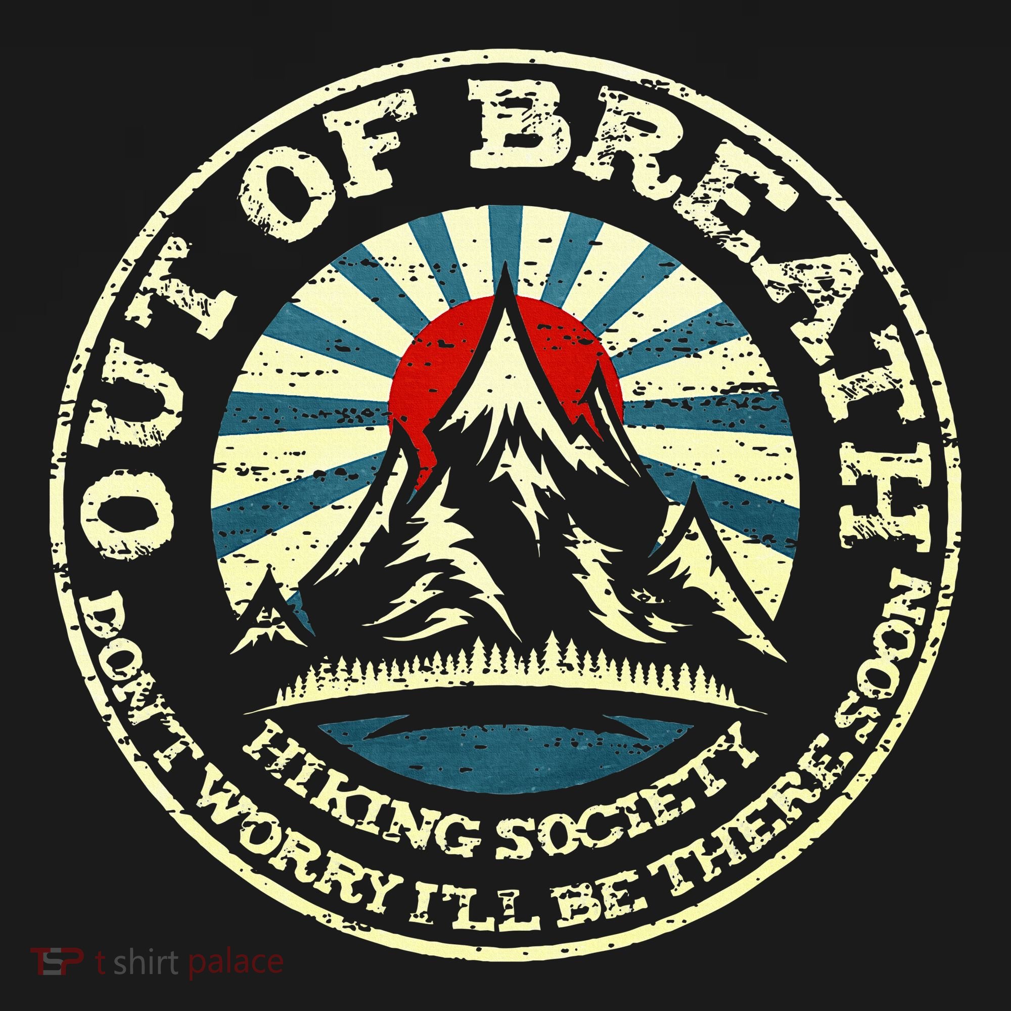 Out Of Breath Hiking Society Pajama Set