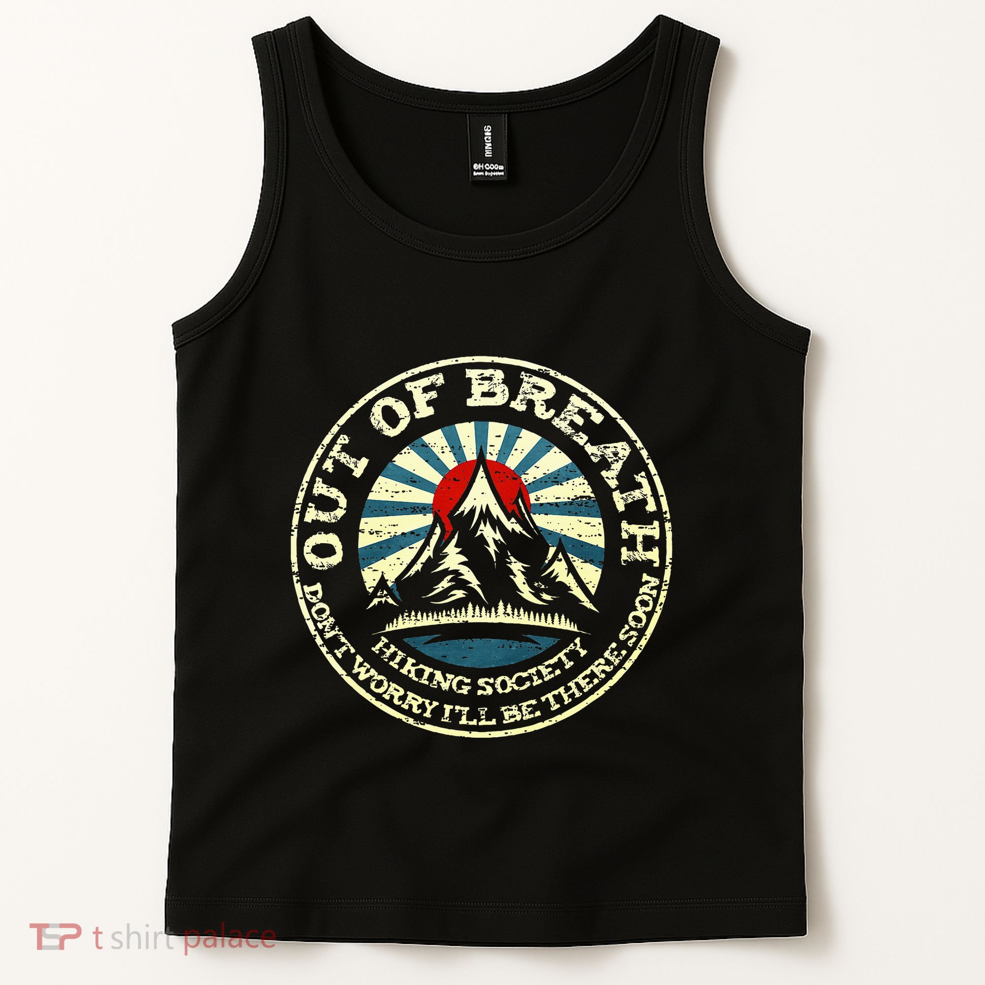 Out Of Breath Hiking Society Tank Top