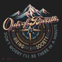 Out Of Breath Hiking Society ILl Be There Beanie thumb 2