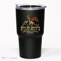 Out Of Breath Hiking Society Tumbler thumb 0