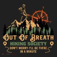 Out Of Breath Hiking Society Hat thumb 2