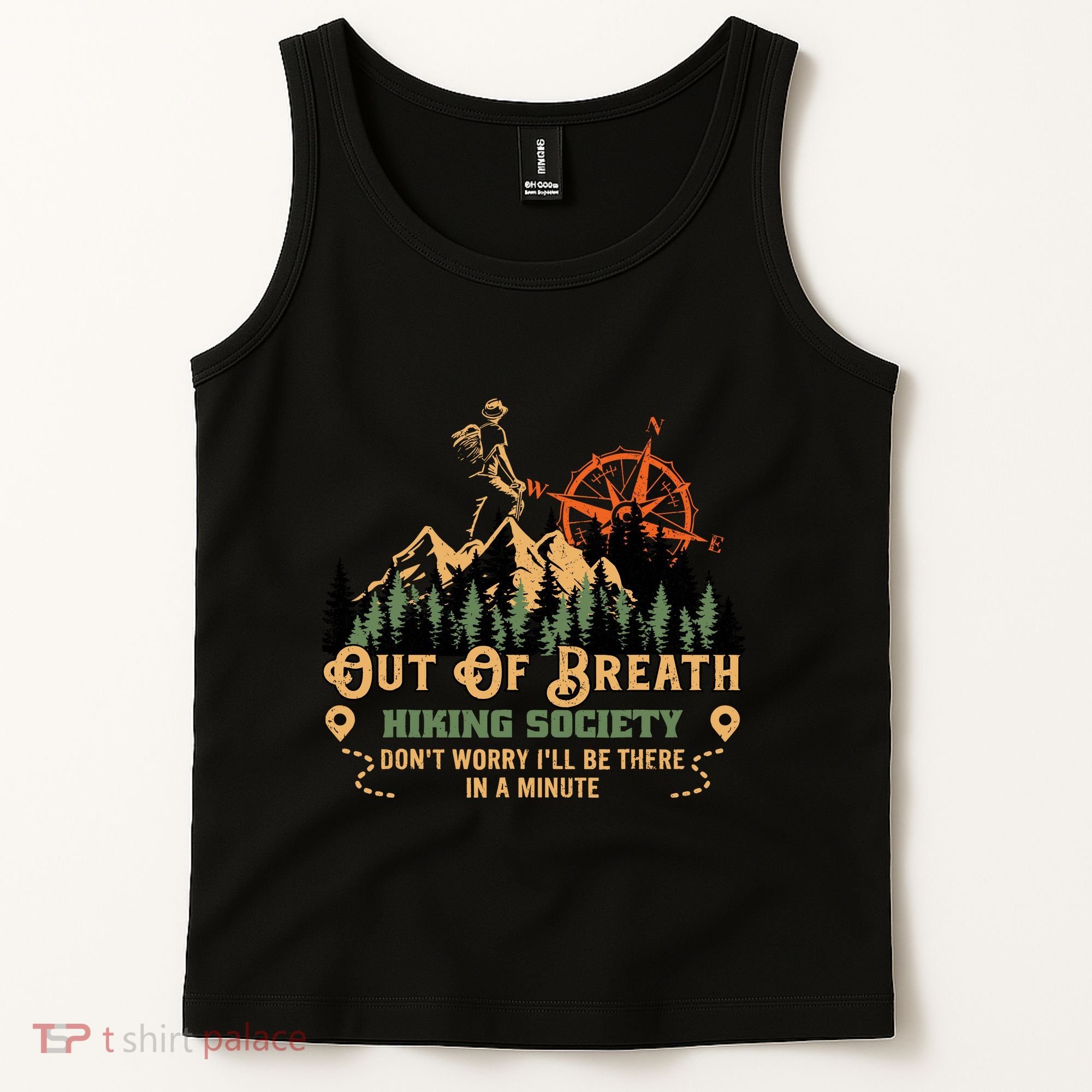 Out Of Breath Hiking Society Tank Top