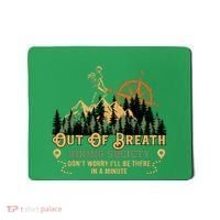 Out Of Breath Hiking Society Mousepad thumb 0