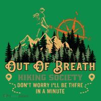 Out Of Breath Hiking Society Baby Bodysuit thumb 2
