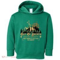 Out Of Breath Hiking Society Toddler Hoodie thumb 0
