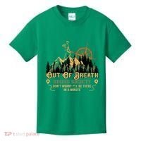 Out Of Breath Hiking Society Kids T-Shirt thumb 0