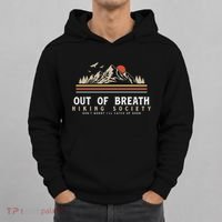 Out Of Breath Hiking Society Dont Worry Catch Up Fun Camping Hoodie thumb 0