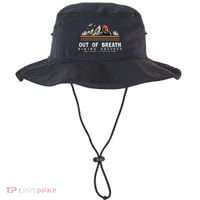 Out Of Breath Hiking Society Dont Worry Catch Up Fun Camping Bucket Hat thumb 0