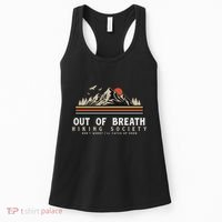 Out Of Breath Hiking Society Dont Worry Catch Up Fun Camping Women's Tank Top thumb 0
