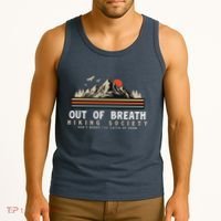 Out Of Breath Hiking Society Dont Worry Catch Up Fun Camping Tank Top thumb 3