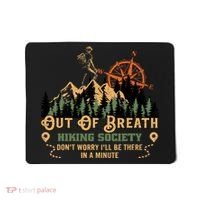 Out Of Breath Hiking Society Mousepad thumb 0