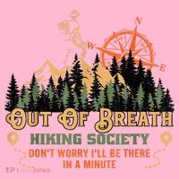 Out Of Breath Hiking Society Baby Bodysuit thumb 2