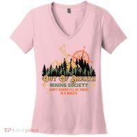Out Of Breath Hiking Society Women's V-Neck T-Shirt thumb 0