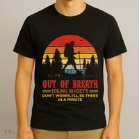 Out Of Breath Hiking Society T-Shirt thumb 3