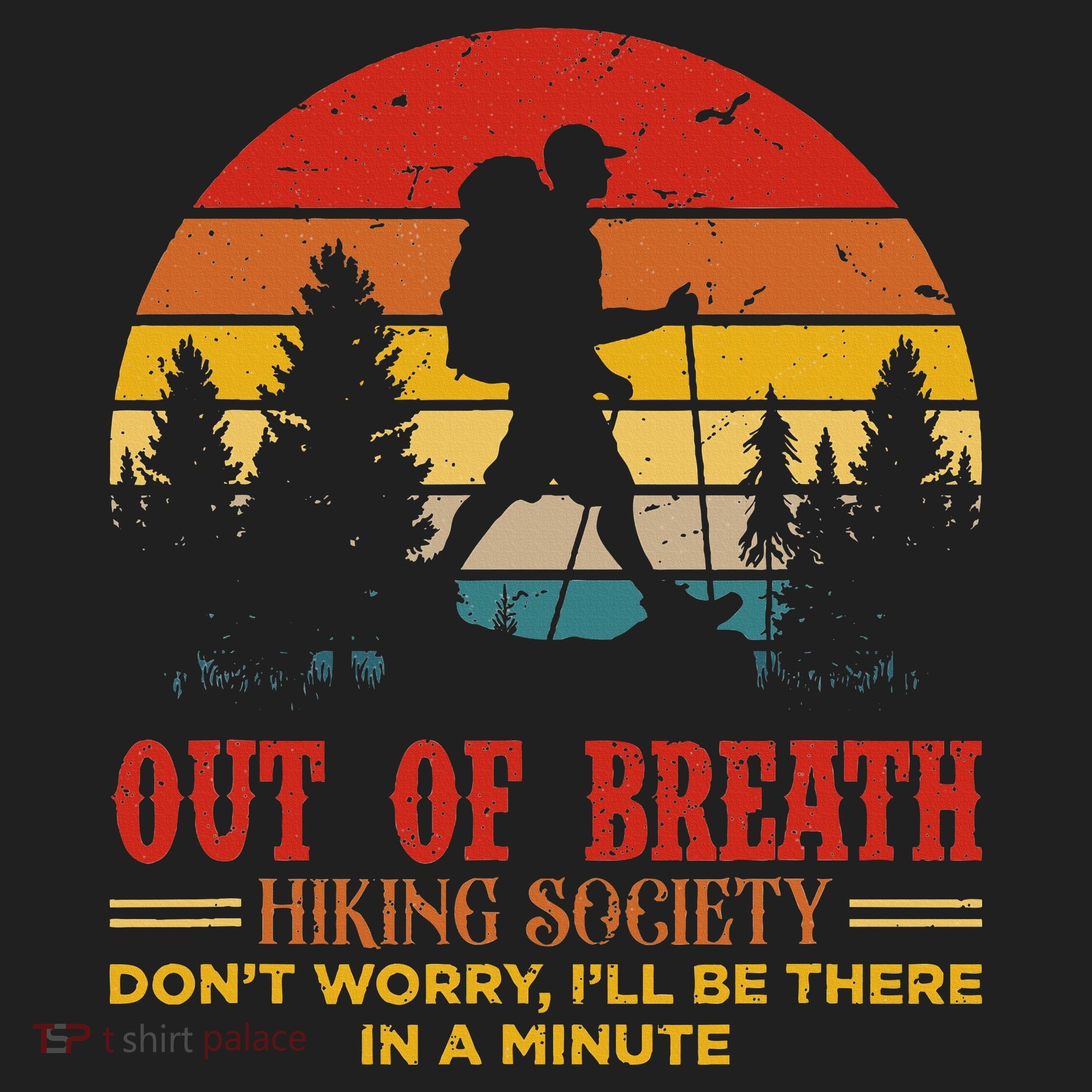 Out Of Breath Hiking Society Beanie