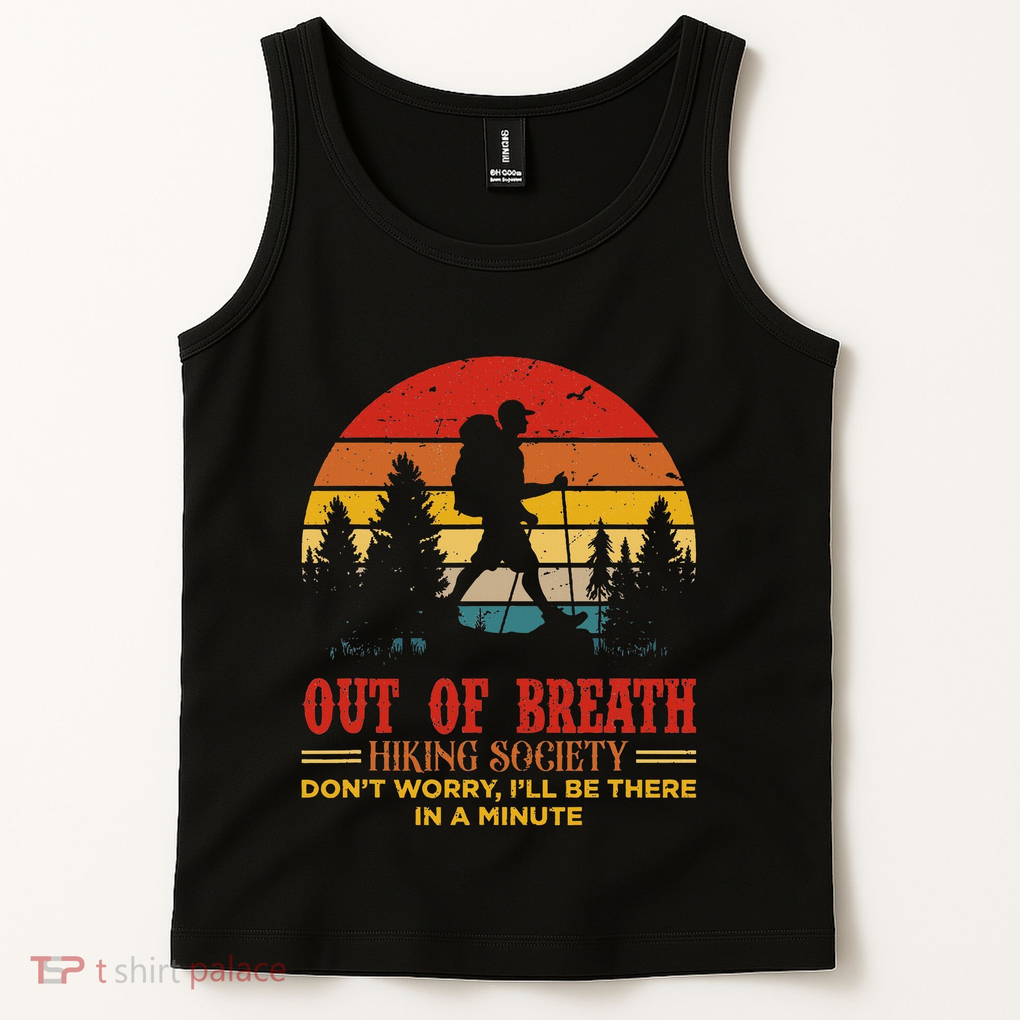 Out Of Breath Hiking Society Tank Top