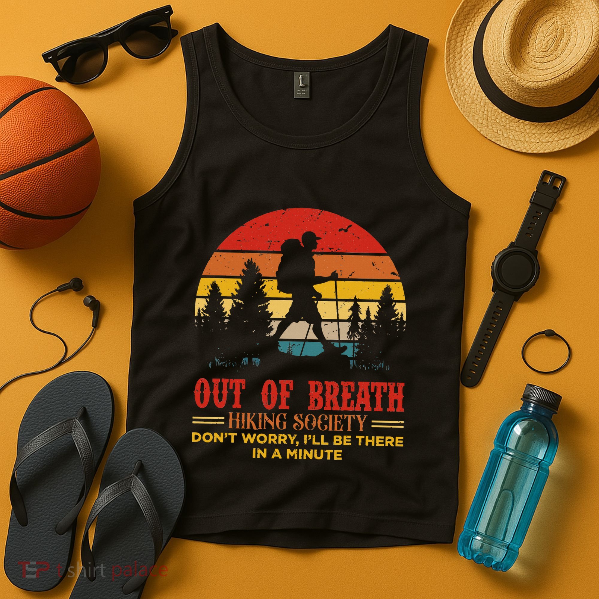Out Of Breath Hiking Society Tank Top
