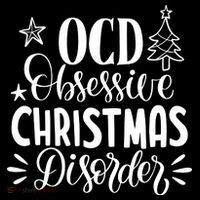 OCD Obsessive Christmas Disorder Funny Backpack thumb 2