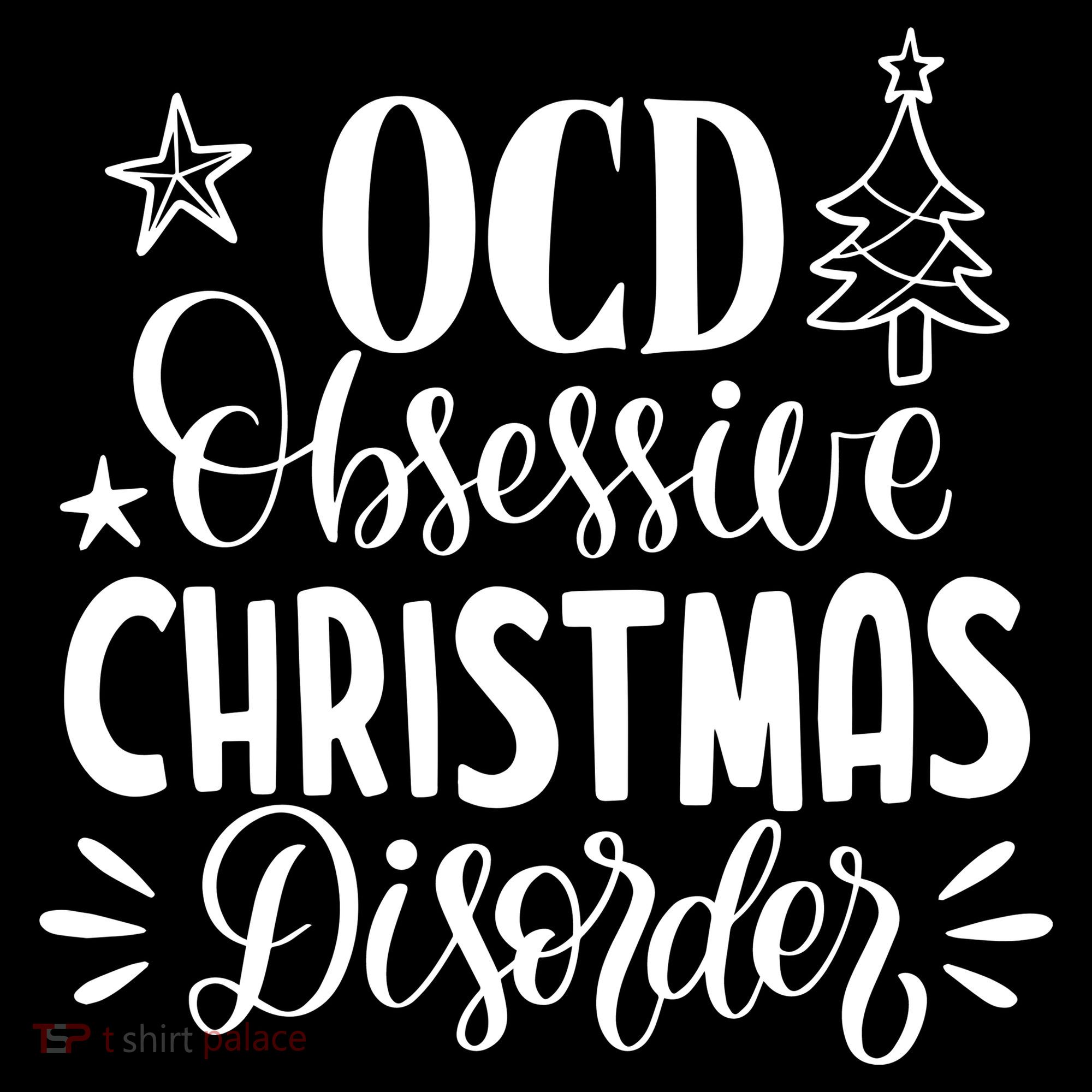 OCD Obsessive Christmas Disorder Funny Backpack