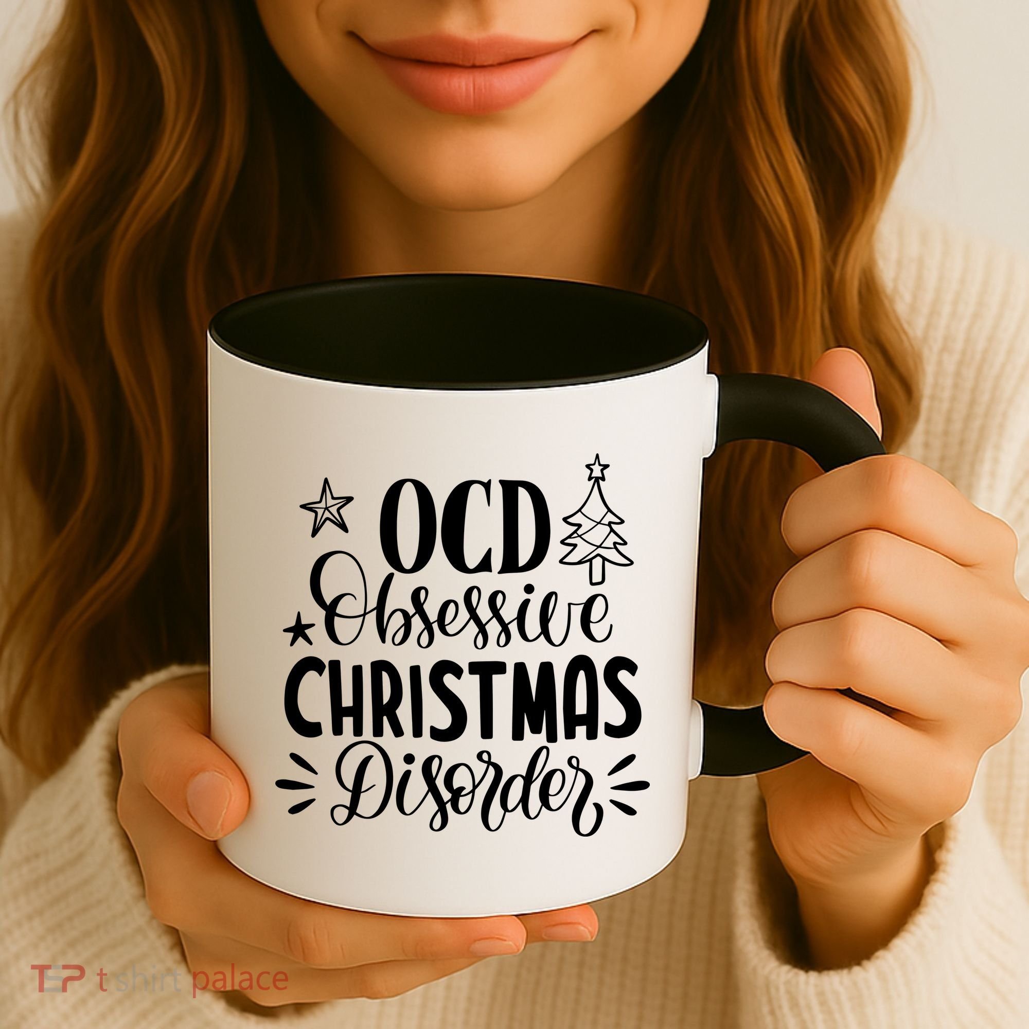 OCD Obsessive Christmas Disorder Funny Coffee Mug
