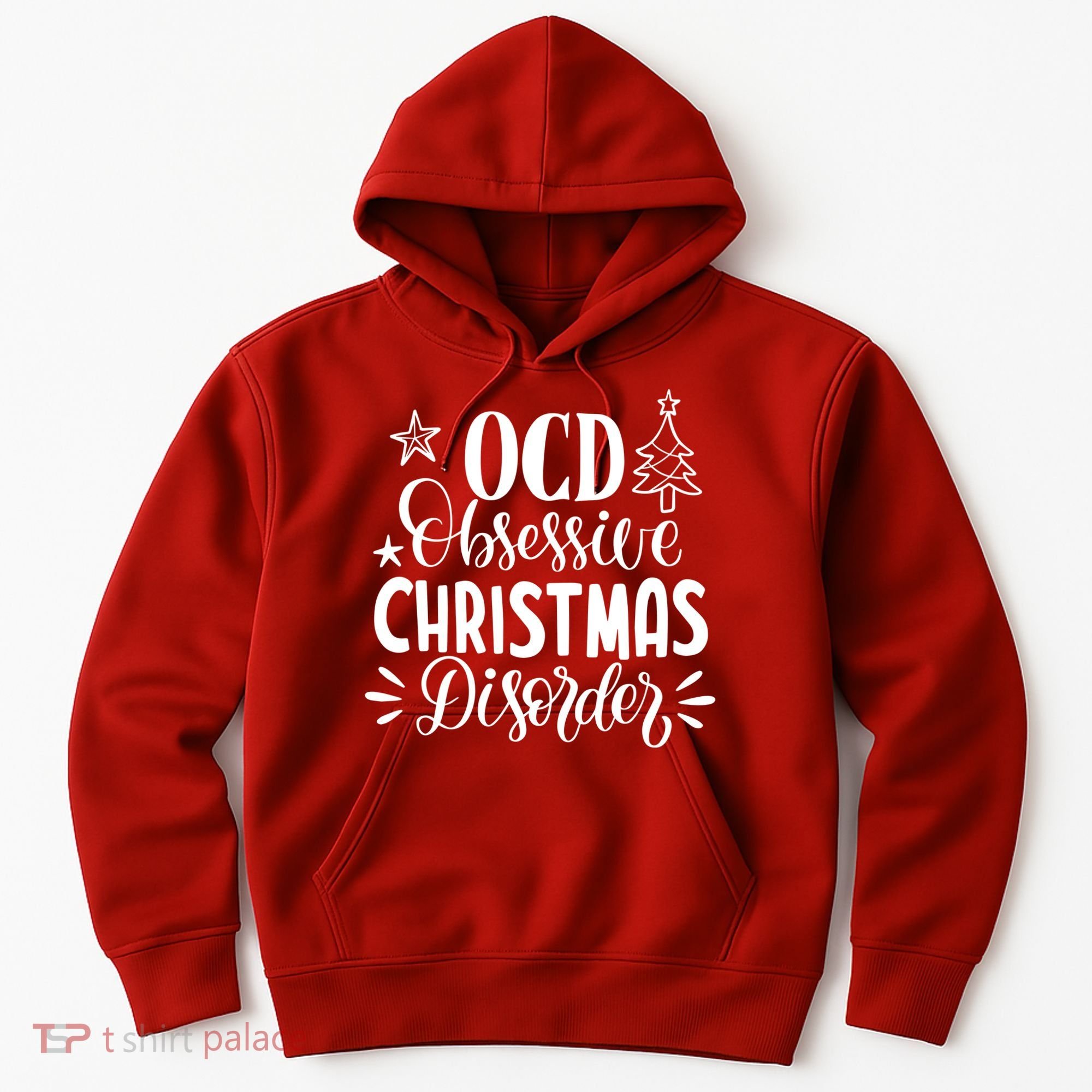 OCD Obsessive Christmas Disorder Funny Hoodie