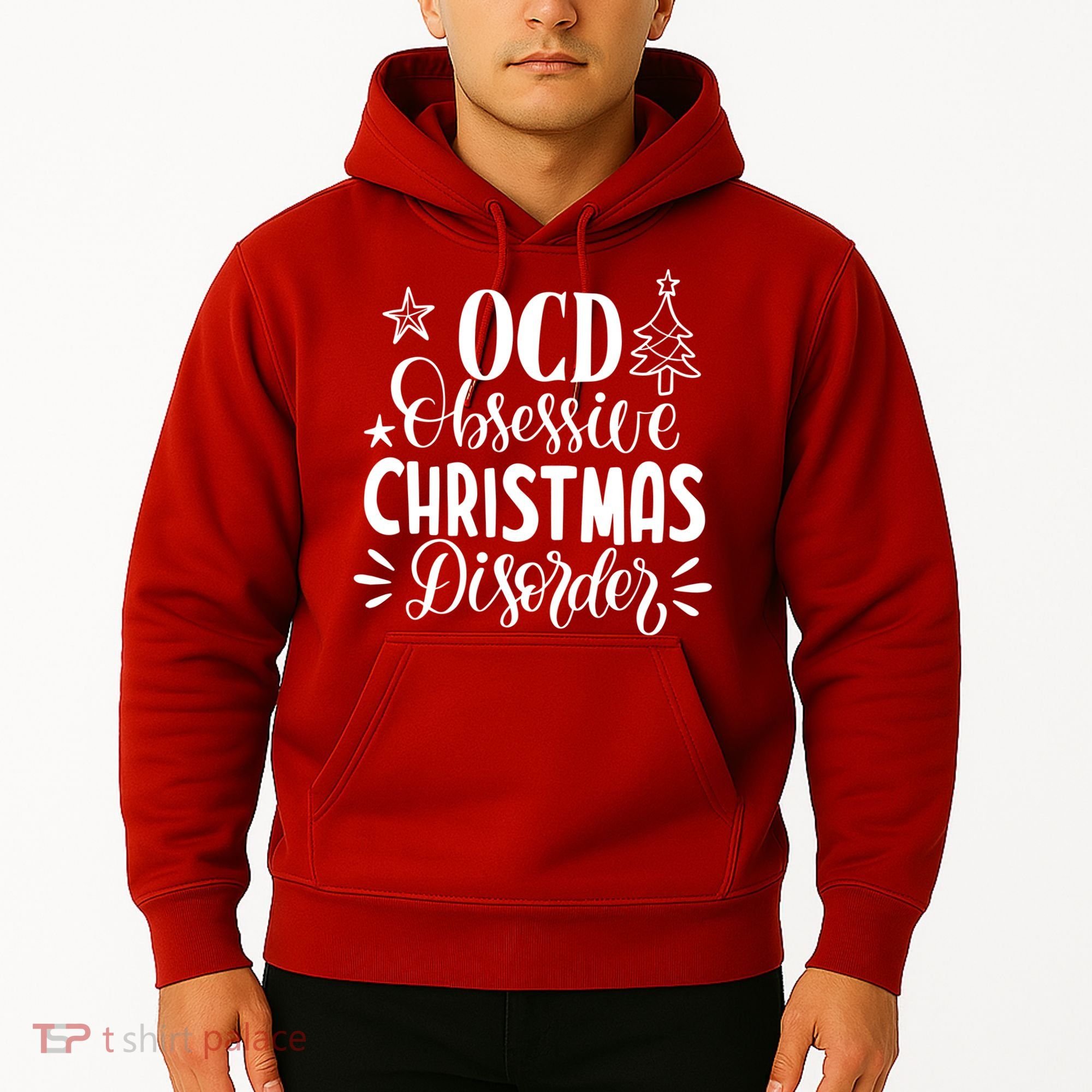 OCD Obsessive Christmas Disorder Funny Hoodie
