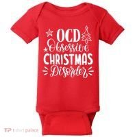 OCD Obsessive Christmas Disorder Funny Baby Bodysuit thumb 0