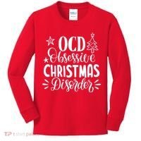 OCD Obsessive Christmas Disorder Funny Kids Long Sleeve Shirt thumb 0