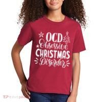 OCD Obsessive Christmas Disorder Funny Kids T-Shirt thumb 2