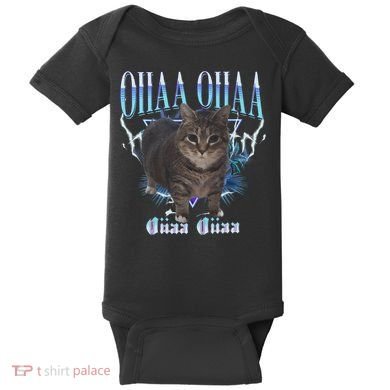 Oiia Oiia Cat Brainrot Baby Bodysuit
