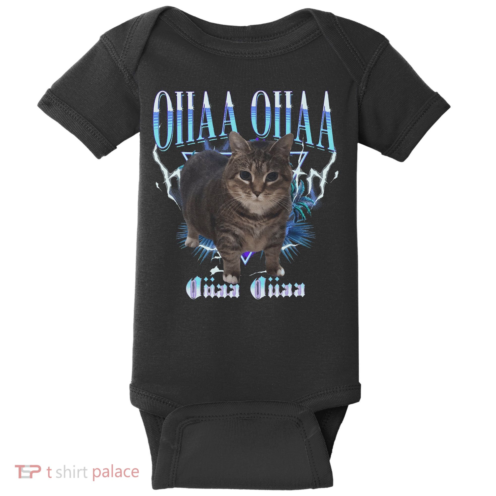 Oiia Oiia Cat Brainrot Baby Bodysuit