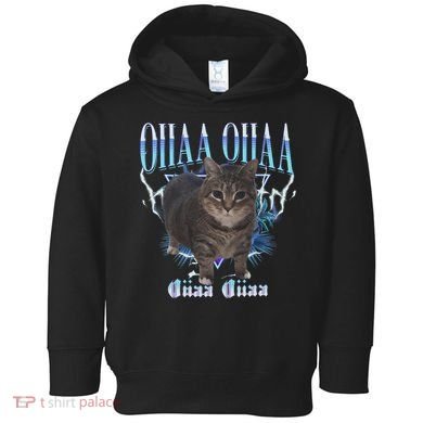Oiia Oiia Cat Brainrot Toddler Hoodie