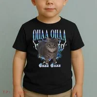 Oiia Oiia Cat Brainrot Toddler T-Shirt thumb 2