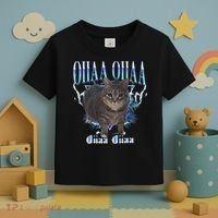 Oiia Oiia Cat Brainrot Toddler T-Shirt thumb 3