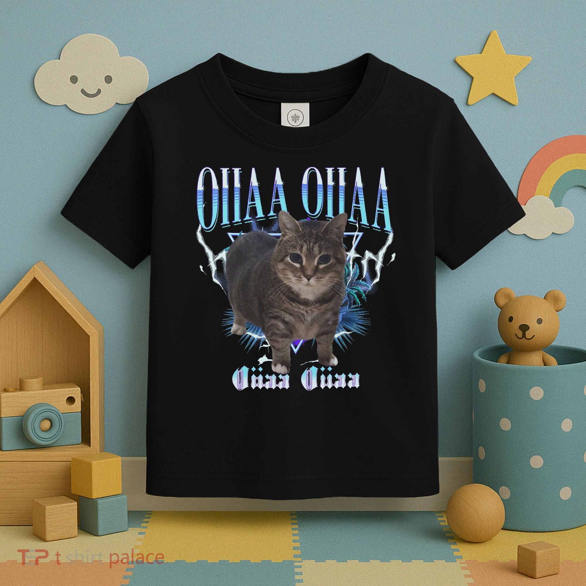 Oiia Oiia Cat Brainrot Toddler T-Shirt