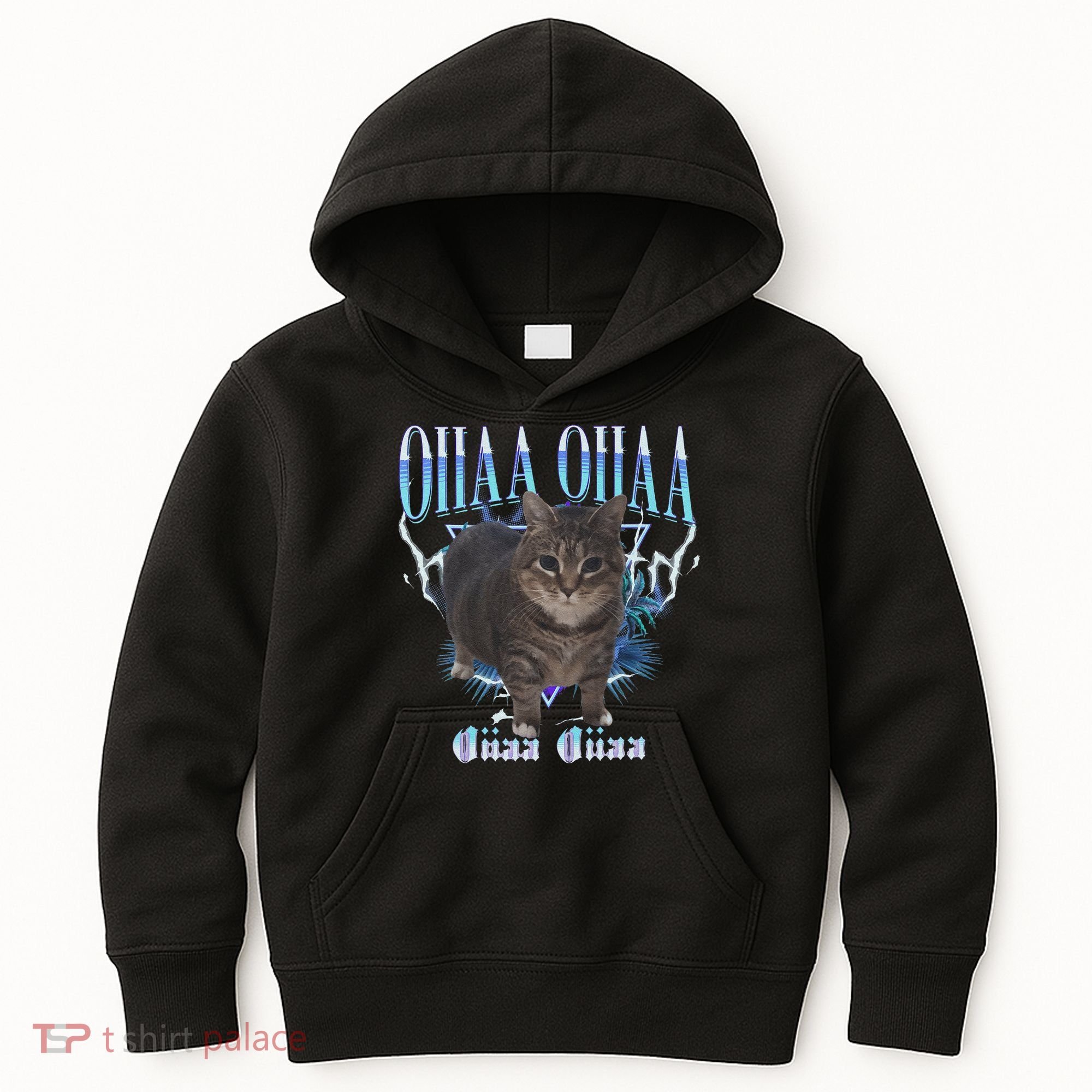 Oiia Oiia Cat Brainrot Kids Hoodie