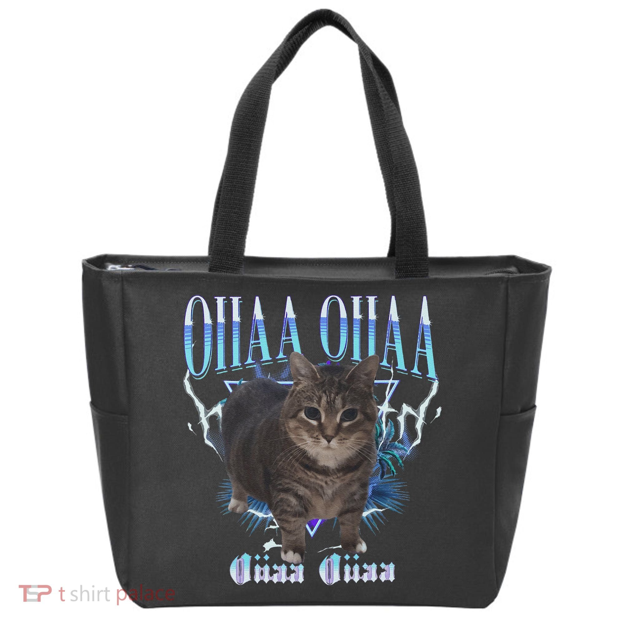 Oiia Oiia Cat Brainrot Tote Bag