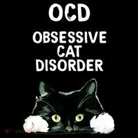 Ocd Obsessive Cat Disorder Animals Black And White Cat Baby Bodysuit thumb 2
