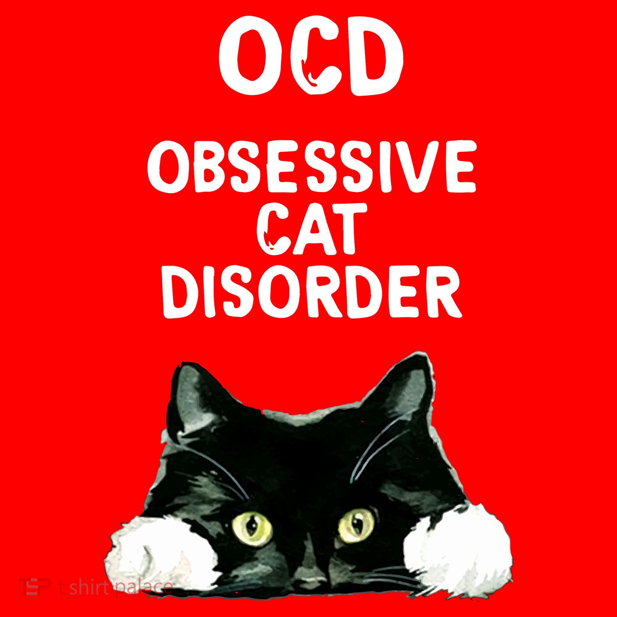Ocd Obsessive Cat Disorder Animals Black And White Cat Santa Hat