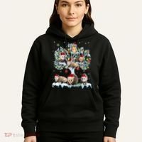 Opossums On Christmas Tree Xmas Lights Santa Opossum Lover Hoodie thumb 5