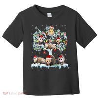 Opossums On Christmas Tree Xmas Lights Santa Opossum Lover Toddler T-Shirt thumb 0